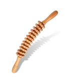 DAOZWUBGIH Curved Wood Therapy Massage Roller for Cellulite & Lymphatic Drainage - Buy Online on GoSupps.com