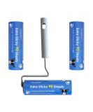 Extremely Sticky Lint Roller for Animal Hair Removal - 90 Sheets 16 cm Wide 1 Roll + 2 Refill Packs - Ideal for Pet Owners - Buy Online on GoSupps.com