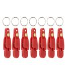Uncedaran 7pcs Red Line Clip Snap Weight Release Clips for Offshore Fishing - Heavy Tension Snap Release for Planer Board, Kite, Downriggers & Outriggers - Buy Online on GoSupps.com