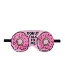 Anime Pink Donuts Travel Sleep Eye Mask - Cute Cartoon Novelty Blindfold - Buy Online on GoSupps.com