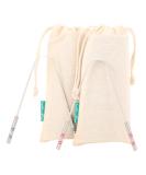 HealthAndYoga(TM) SteloSwipe Surgical Steel Tongue Cleaners - 2 pcs Set for Hygienic Oral Care - Buy Online on GoSupps.com