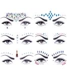 Lady Up Face Gems Stick On Rhinestones Mermaid Bindi - Halloween Festival & Party Temporary Tattoos - Buy Online on GoSupps.com