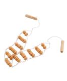 Wood Back Massage Roll - Drainage Tool for Neck & Leg Relaxation | Multifunctional Body Shaping Massage Roller - Buy Online on GoSupps.com