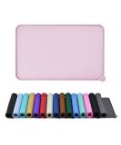 Reopet Silicone Pet Feed Mat - Waterproof Dog & Cat Space Mat with Elevated Edges - 47x30 cm (1-Pack) - Thistle Color - Buy Online on GoSupps.com