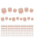 120pcs Child Fake Nails - Short Round Press On Nails - Kids French Style White Tips - Cute Christmas Party Show - 5 * 24pcs Packs - Buy Online on GoSupps.com