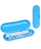 Uraqt Electric Toothbrush Case | Travel Etui for 1 Handpiece & 2 Brushes | Blue Frosted Travel Essentials - Buy Online on GoSupps.com