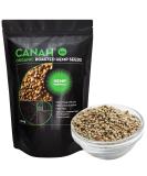 Canah Organic Whole Hemp Seeds - Roasted 1 kg Vegetarian High in Protein Fiber Omega 3 & Omega 6 Amino Acids Vitamins and Minerals Certified Kosher - Buy Online on GoSupps.com