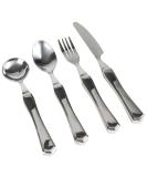 Vive Weighted Utensils Set - Parkinson Spoon, Fork, Knife - Heavy 7 oz Stainless Steel Silverware for Hand Tremors - Adults, Elderly, Pediatrics - Buy Online on GoSupps.com