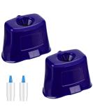 2 Pcs Blue Eye Drop Guide & Dispenser for Elderly | Portable & Reusable Eye Drop Assist Device for Eyedrop Bottles - Buy Online on GoSupps.com