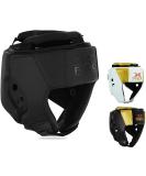 Rex Kids Headgear for Boxing, MMA, Kickboxing - Medium Matt Black | Cheek & Ear Protection for Sparring in Muay Thai, Taekwondo, Karate - Buy Online on GoSupps.com
