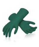VGO 1 Pair TPE Household Gloves - Latex-Free Super-Thick Slide-Resistant Cleaning Gloves for Kitchen & Garden - Dark Green (Size M) - Buy Online on GoSupps.com