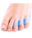 Sumifun Gel Toe Spreader - 10x Small Toe Protection for Overlapping & Curled Toes | Blue Gel Separator for Friction Pain Relief - Buy Online on GoSupps.com