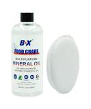 Food Grade Mineral Oil 12oz for Wood Cutting Boards - Includes Applicator & Buffing Pad - Clean & Protect Your Kitchen Essentials - Buy Online on GoSupps.com