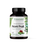 Emerald Labs Noni Fruit Supplement - Antioxidant & Fiber for Immune, Digestive, Bowel Health - 60 Capsules - Buy Online on GoSupps.com
