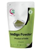 Yogi's Gift Indigo Powder for Hair - Ideal for Black and Dark Hair - 250g - 100% Pure & Natural Black Henna Hair Color - Buy Online on GoSupps.com