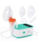 Hithinkmed Compressor Nebulizer Set for Kids & Adults | Inhalation Device with Mask & Mouthpiece | Fuzling Inhalator for Colds & Asthma | Green - Buy Online on GoSupps.com