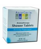 Aura Cacia Reviving Peppermint Aromatherapy Shower Tablets - 3 Pack (2 Included) - International Shipping Available - Buy Online on GoSupps.com
