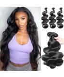 14 16 18 Inch Human Hair Body Wave Bundles - 10A Brazilian Virgin Hair Weave - Unprocessed 100% Human Hair Extensions - Brazilian Quick Weave 3 Bundles - Buy Online on GoSupps.com