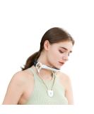 Alphay Adjustable Neck Support Brace | Cervical Collar for Decompression & Posture Correction | Neck Traction Device for Men & Women - White (Size L) - Buy Online on GoSupps.com