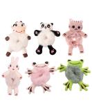 Pulunto Women Plush Hair Tie Set - 6 Cute Cartoon Animal Furry Hair Scrunchies for Girls and Women - Buy Online on GoSupps.com