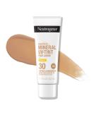 Neutrogena Purescreen+ Tinted Sunscreen for Face with SPF 30, Broad Spectrum Mineral Sunscreen with Zinc Oxide and Vitamin E, Water Resistant, Fragrance Free, Medium, 1.1 fl oz - Buy Online on GoSupps.com