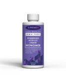 Acrylic Liquid Monomer Professional Salon MMA-FREE Non-Yellow | Medium Drying Time Maximum Strength Adhesive Nail Extension | Used for Natural Nails and Fake Nails Purple By Supremely 50 ml - Buy Online on GoSupps.com