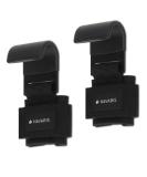 Navaris Strength Training Aids with Hooks | Professional Fitness & Bodybuilding Straps - Durable Joint Protection - Black - Buy Online on GoSupps.com