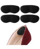 Sibba Heel Grips for Men and Women 2 Pairs Self-Adhesive Heel Cushion Inserts Heel Protectors Cushions Prevent Too Big Shoe from Heel Slipping Blisters Filler for Loose Shoe Fit(Black) - Buy Online on GoSupps.com