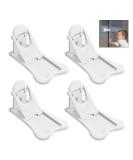 Iwobi Child Lock Cabinet - 4-Pack Baby Safety Sliding Door Lock No Drilling Ideal for Refrigerators & Windows - White - Buy Online on GoSupps.com