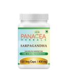 Panchaveda Panacea Herbals Rauwolfia Serpentina Capsules - 120 Count 400mg Veg Caps | Sarpagandha Vati Indian Snakeroot Supplement - Buy Online on GoSupps.com