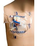 TIDI AquaGuard Sheet  5 x 5  Shower Protection Sheet  Self-Adhesive Moisture Barrier  Made Without Latex  Wound Cover for Showering  7 Sheets Per Package  Home Medical Supplies (50005-PKG) 5" x 5" Package of 7 Sheets - Buy Online on GoSupps.com