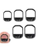 Finelycr 5-Piece Bart Schablon Set for Men | Contour Your Beard with 5 Sizes | Razor Aid Accessories for Perfect Goatees & Beards - Buy Online on GoSupps.com
