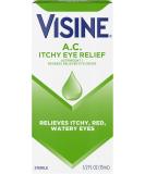 Visine A.C. Eye Drops 0.50 oz - Pack of 2 | Fast-Acting Relief - Buy Online on GoSupps.com