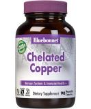 Bluebonnet Nutrition Chelated Copper 90 Vcaps - Buy Online on GoSupps.com