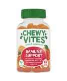 Chewy Vites Adults Immune Support | 60 Gummy Vitamins | High Strength Vitamin D | Vitamin B6 B12 C Zinc Selenium| 1-a-Day | 2 Months Supply | Real Fruit Juice 60 Count (Pack of 1) Adults Immune Support - Buy Online on GoSupps.com