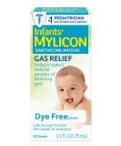 Mylicon Gas Relief Drops for Infants and Babies Dye Free Formula 0.5 Fluid Ounce - Buy Online on GoSupps.com