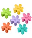 COSDAD 6PCS Large Flower Claw Clips - Non Slip Matte Hair Clips for Women - Big Strong Hold Dasiy Hair Accessories - Sturdy & Cute - 6 Colors - Buy Online on GoSupps.com
