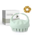 Sndyi Scalp Massager Shampoo Brush, Scalp Scrubber with Soft Silicone Bristles, Scalp Exfoliator for Dandruff Removal, Scalp Massager for Hair Growth, Wet Dry Hair Brush for Scalp Care, Green - Buy Online on GoSupps.com
