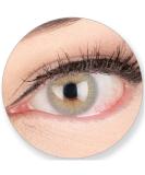 Buy GlamLens Silicone Comfort Soft Gray Contact Lenses - Jasmin Light Grey - 3 Month Wear for All Eye Colors - No Starch - 0.0 Diopters - Buy Online on GoSupps.com