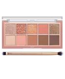 BestLand Matte Nudes Eye Shadow Palette - Sparkling Coral - Long-Lasting, Ultra-Pigmented Eyeshadow with Brush - Perfect for Smoky, Natural, and Bold Eye Makeup Looks - Buy Online on GoSupps.com