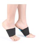 YIKANGHENG Foot Arch Supports - High Elastic Brace for Flat Feet - 1 Pair (Black) - Perfect for Left & Right Foot Support - Buy Online on GoSupps.com