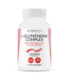 Terraform Nutrition L-Glutathione Supplement - 1000mg Free Radical Neutralizer - Boost Immunity & Detox - 30 Servings 60 Capsules - Shop Internationally - Buy Online on GoSupps.com