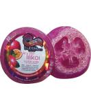 Hawaiian Bubble Shack Loofah Glycerin Soap - Lick Me Lilikoi (4 Bars) | Luxury Exfoliating Soap for a Tropical Experience - Shop Internationally - Buy Online on GoSupps.com