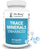 Dr. Berg's Trace Minerals Enhanced Complex - Complete with 70+ Nutrient-Dense Health Mineral - 100% Natural Ingredients - Dietary Supplements - 60 Capsules - Buy Online on GoSupps.com