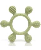 Caja Bei ring Baby | BPA-Free Silicone Teething Toy | Animal Motif Bite Ring for Dental Relief | Perfect Baby Grip & Chew Toy - Buy Online on GoSupps.com