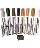 Furniture Repair Kit Wood Markers - Set of 17 - Markers and Wax Sticks - for Stains  Scratches  Floors  Tables  Desks  Carpenters  Bedposts  Touch-Ups  Cover-Ups  Molding Repair - Buy Online on GoSupps.com