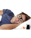 Eye Mask with Eyes Open by Okami - Funny Eye Mask Blackout Sleep Mask with Free Travel Pouch (Men's Eyes) - Buy Online on GoSupps.com