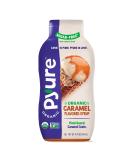 Pyure Organic Sugar-Free Caramel Syrup - 14 fl oz Natural Sweetener - Buy Online on GoSupps.com