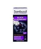 Sambucol Black Elderberry Syrup Sugar-Free 4 oz - Immune Support & Natural Remedy - International Shipping Available - Buy Online on GoSupps.com