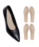 2 Pairs Full Length Pigskin High Heels Insoles - Arch Support Anti-Slip Cushion Inserts for Blister Relief | Size 8-9.5 - Buy Online on GoSupps.com